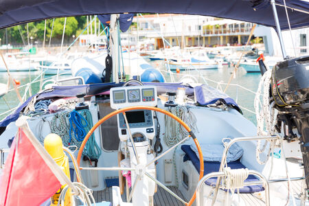 Interrior of a small yacht