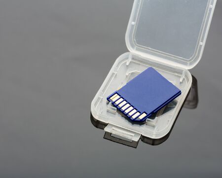 Sd memory card in case