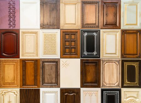 Set of decorative furniture wooden doorsの写真素材