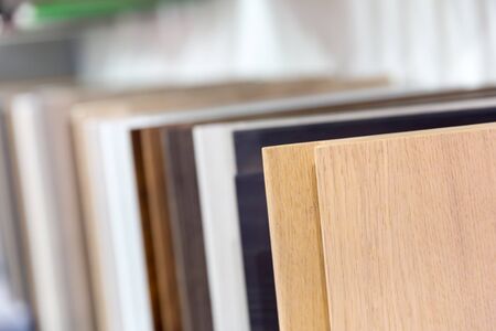 Set of various wood planksの写真素材