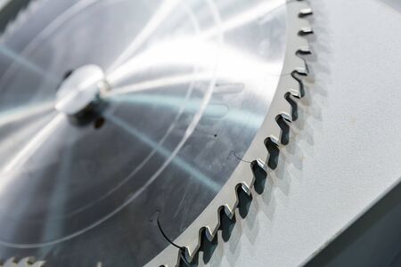 Macro of big industrial cutterの写真素材