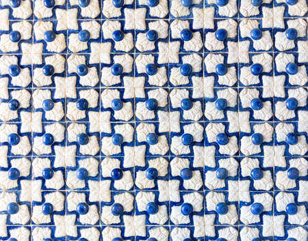 Mosaic baclground of ceramic tile on the wallの写真素材