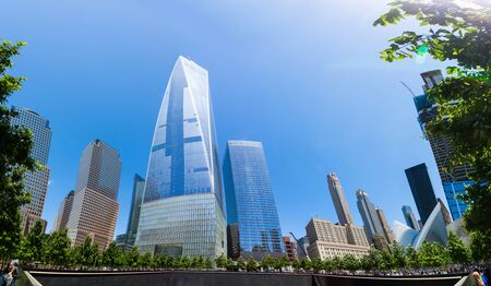 Manhattan Freedom Tower and 1 World Trade Center.
