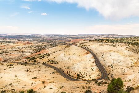 Mountain way landscape.