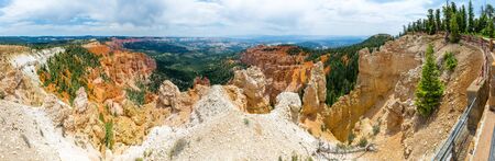 Bryce Canyon landscape from the top of mountainの写真素材