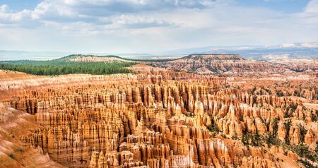 Panoramic top view on Bryce Canyon National Parkの写真素材