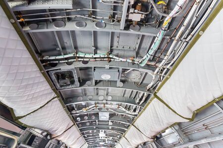 Military helicopter wiring.の写真素材