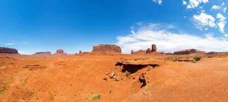 Scenic sandstones landscape at Monument Valleyの写真素材