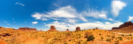 Scenic sandstones landscape at Monument Valleyの写真素材