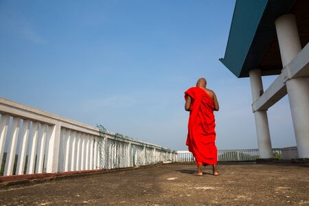 Ceylon attractions, buddhist in buddha templeの写真素材