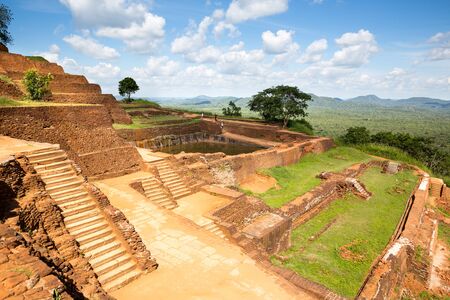 Sigiriya Sri Lanka, buddhist temple world heritageの写真素材