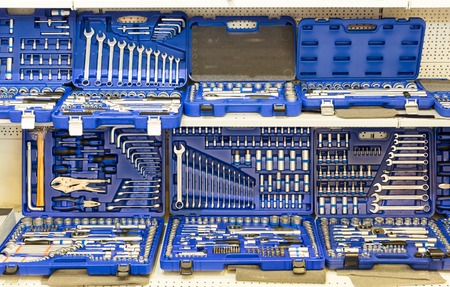 Special tools for car repair closeup