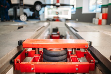 Collapse of convergence stand jack closeupの写真素材