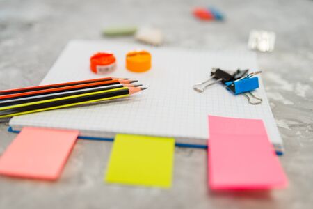 Office supplies, stapler in stationery store