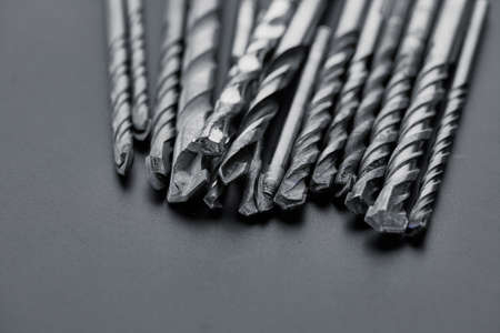 Set of borers, grey background, nobody