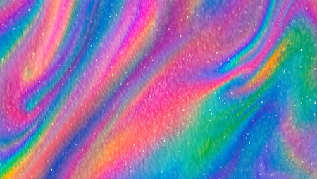 Rainbow holographic abstract background. Holographic foil. Vector illustration.の素材