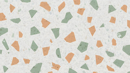 Terrazzo seamless pattern. Texture of classic italian flooring.の素材