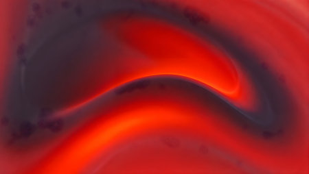 abstract red background with some smooth lines in it (3d render)の素材