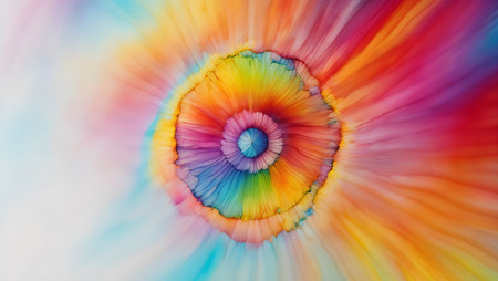 abstract colorful background with spiral effect. fractal image for backgroundの素材