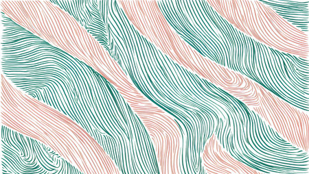 Abstract background with waves and lines in pastel colors. Vector illustrationの素材