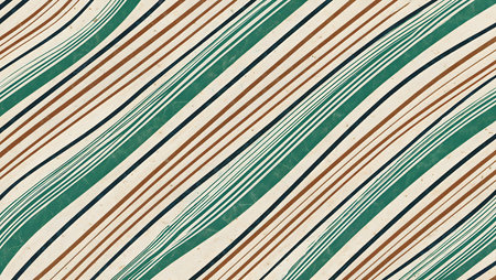 Seamless striped pattern with vertical lines in green and brown colorsの素材