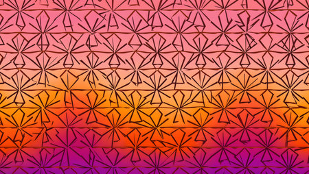 abstract pattern on the paper, background in orange and pink tonesの素材