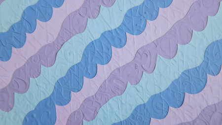 Paper background with blue and purple pattern. Paper texture. Abstract background.の素材