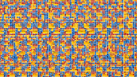 abstract background of colored spots in the form of a mosaic.の素材