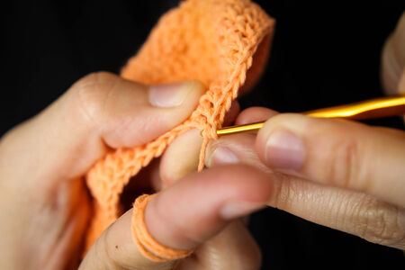 Crochet handmade isolated の写真素材