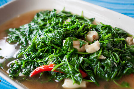 Fried gourdの写真素材