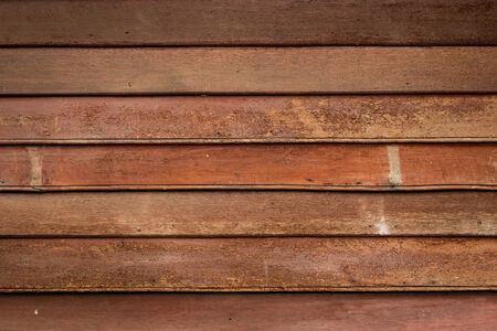 Dark old wood wall background の写真素材