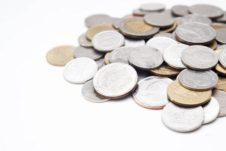 Thai baht coin isolated の写真素材
