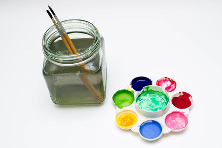 Palette isolated の写真素材