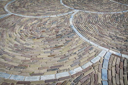 Brick walk way の写真素材