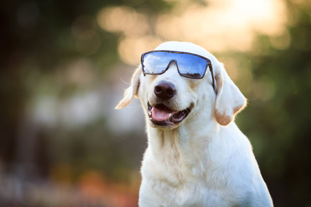 The portrait of Labrador.の写真素材