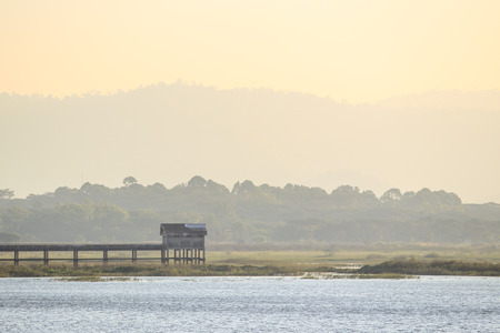 Beautiful lake in Thailand.の写真素材