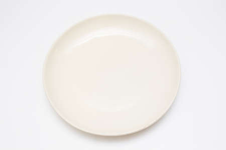 Plate in white background.の写真素材