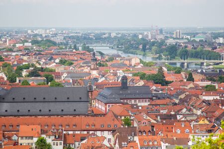 The landscape of Heidelberg city in Germanyのeditorial素材