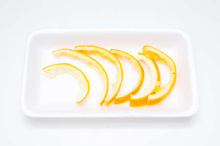 Orange peel.の写真素材