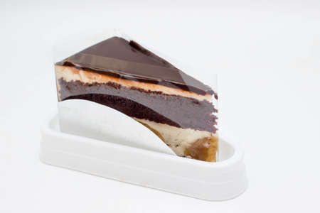 Chocolate banana cake.の写真素材