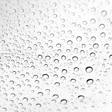 Raindrop on glass.の写真素材