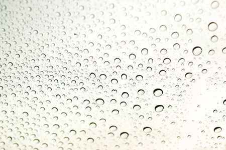 Raindrop on glass.の写真素材