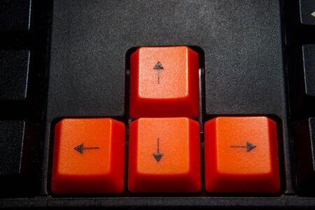 Arrow on keyboard.の写真素材