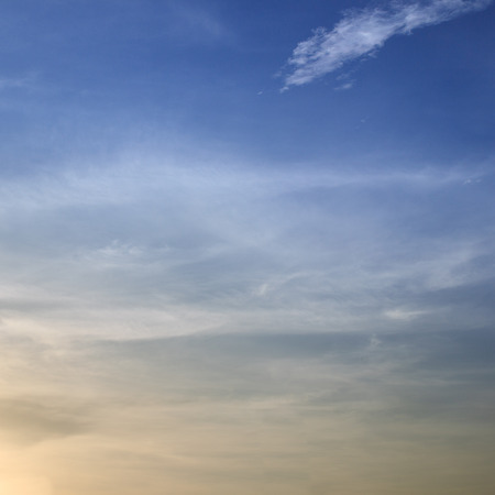 View of beautiful sky in sunset.の写真素材