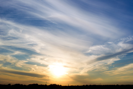 Beautiful sunset sky and cloud.の写真素材