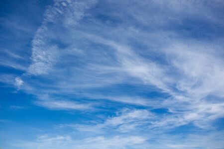 Clear sky and cloud background.の写真素材