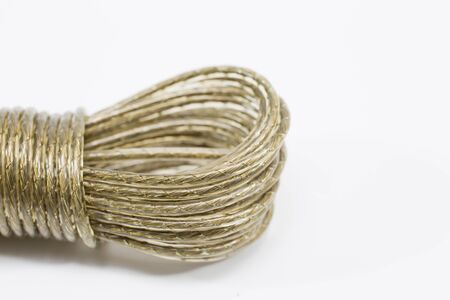 Roll of cable isolated.の写真素材