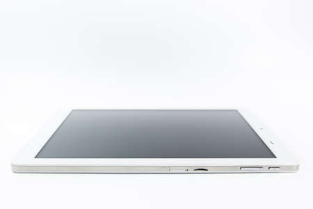 White tablet isolated.の写真素材