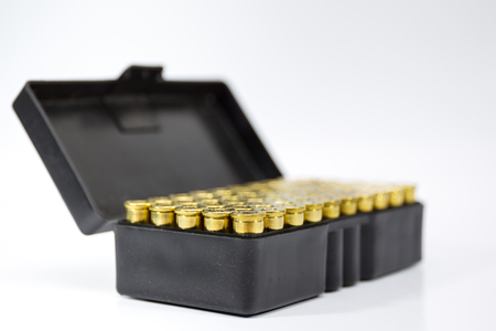 Image of .38 Cal in box isolated.の写真素材