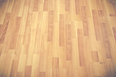 Wooden floor background close up. Vintage filteredの写真素材